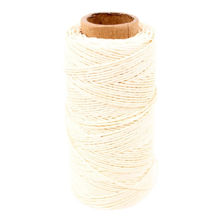 Flax Linen Thread with Wax 1mm /5 ply 100meters Sewing thread