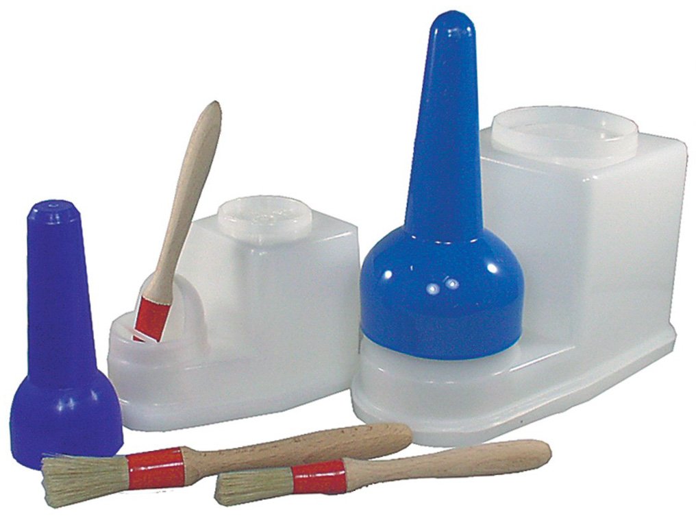 Glue Container Brush included Glue & Brush Leather House Fur