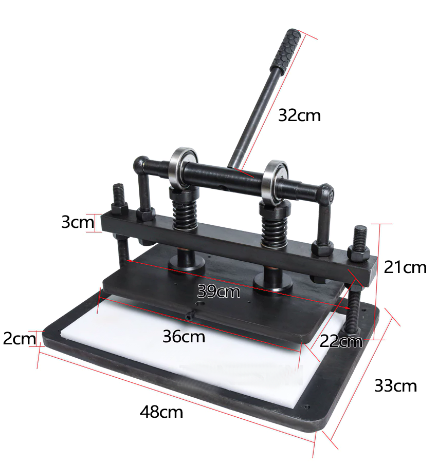 Die cutting Press / CLICKER PRESS 36x22cm Mallets & hammers Leather